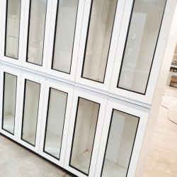 Armário Alto c/ portas vidro - 80cm